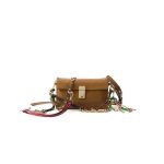 Prada Soft Sound small leather shoulder bag with charms(high-end grade)
