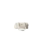 Prada Medium leather top-handle bag with padlock(high-end grade)