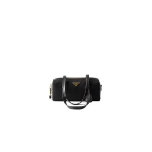 Prada Medium leather top-handle bag with padlock(high-end grade)