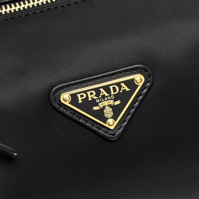 Prada Medium leather top-handle bag with padlock(high-end grade) - Image 6