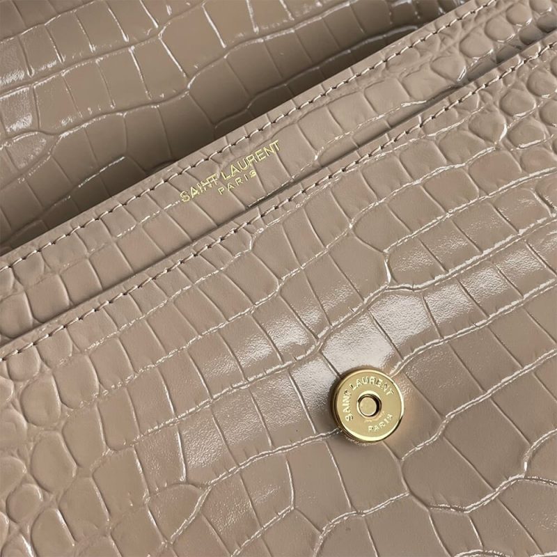 YSL Crocodile-embossed leather SUNSET Medium - Image 7
