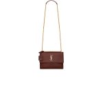 YSL Crocodile-embossed leather SUNSET Medium