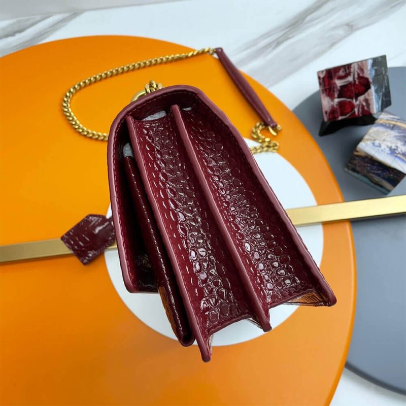 YSL Crocodile-embossed leather SUNSET Medium - Image 3