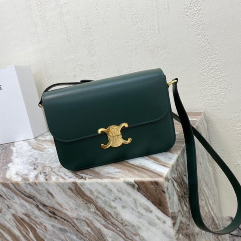 CELINE CLASSIQUE TRIOMPHE BAG IN CALFSKIN(HIGH-END GRADE) - Image 2