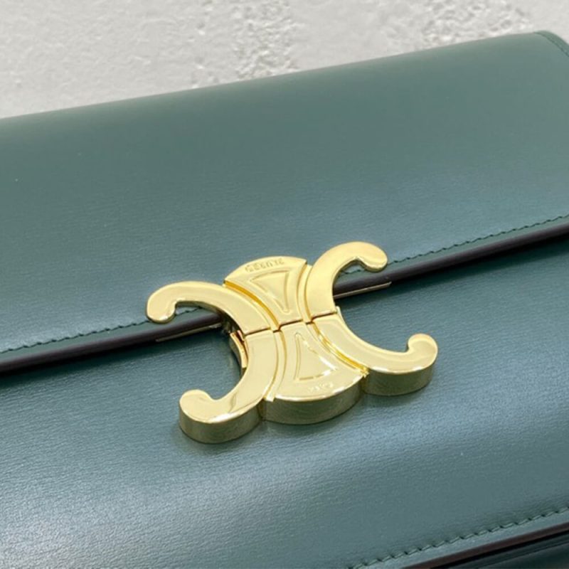 CELINE CLASSIQUE TRIOMPHE BAG IN CALFSKIN(HIGH-END GRADE) - Image 7