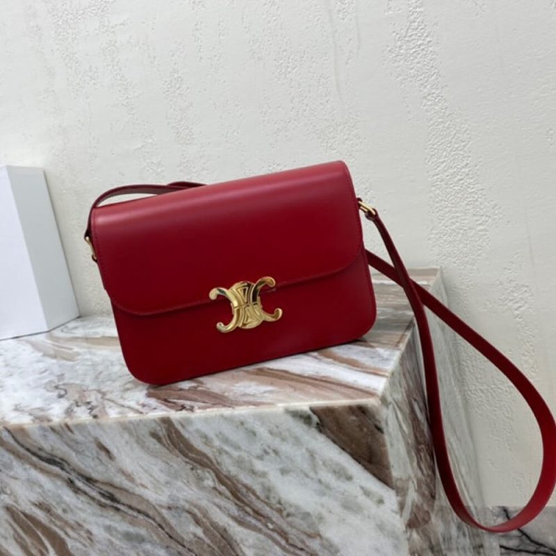CELINE CLASSIQUE TRIOMPHE BAG IN CALFSKIN(HIGH-END GRADE) - Image 2