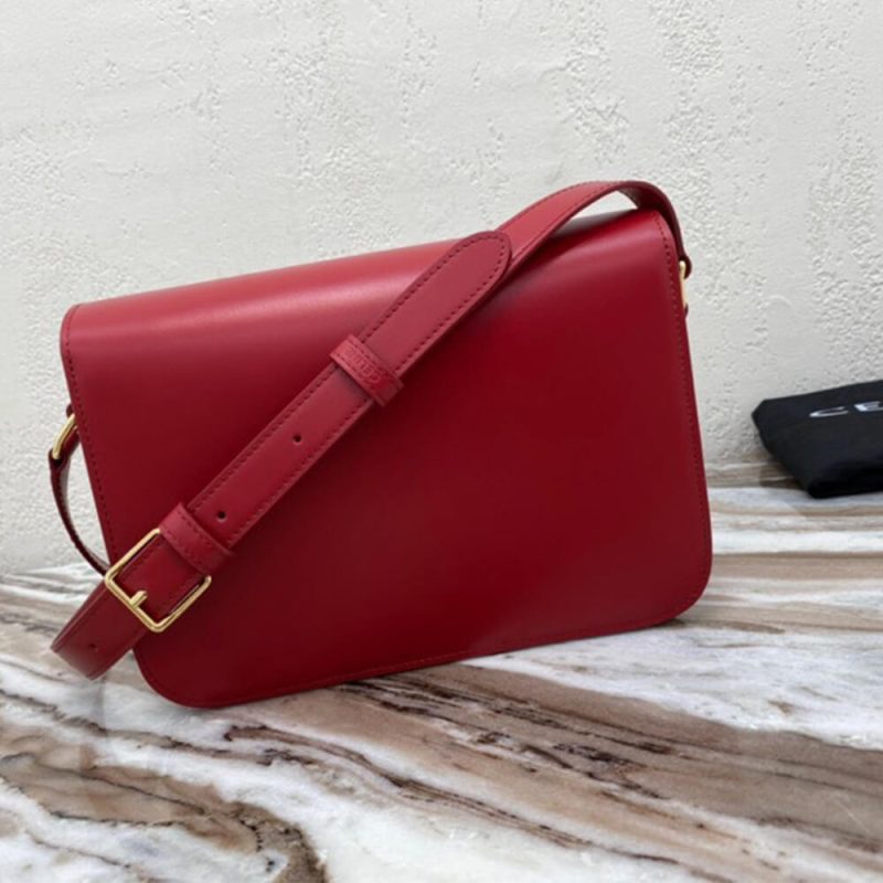 CELINE CLASSIQUE TRIOMPHE BAG IN CALFSKIN(HIGH-END GRADE) - Image 4