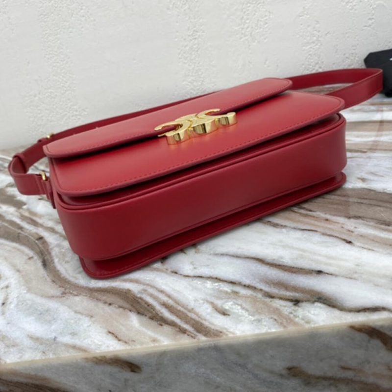 CELINE CLASSIQUE TRIOMPHE BAG IN CALFSKIN(HIGH-END GRADE) - Image 6
