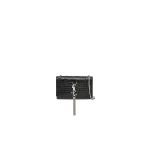 YSL KATE EMBOSSED SHOULDER BAG