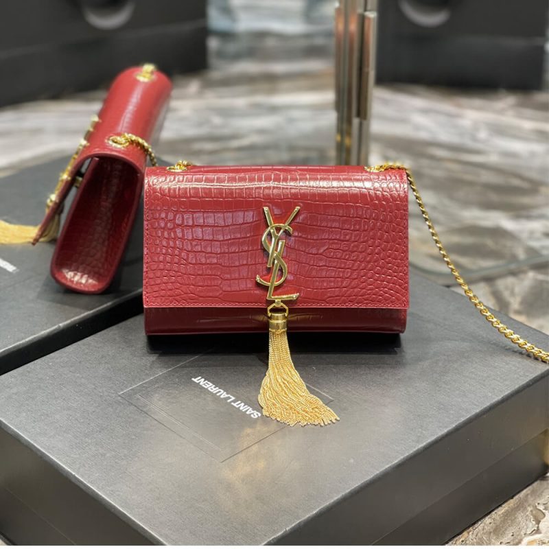 YSL KATE EMBOSSED SHOULDER BAG - Image 2