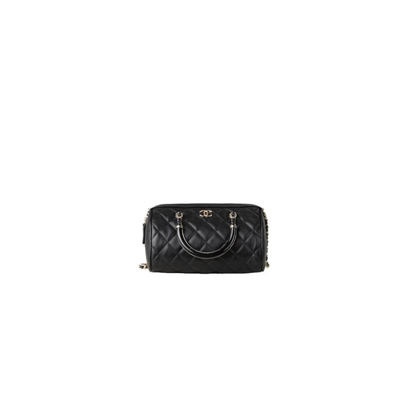 CHANEL Mini Boston Bowling Bag(HIGH-END GRADE)