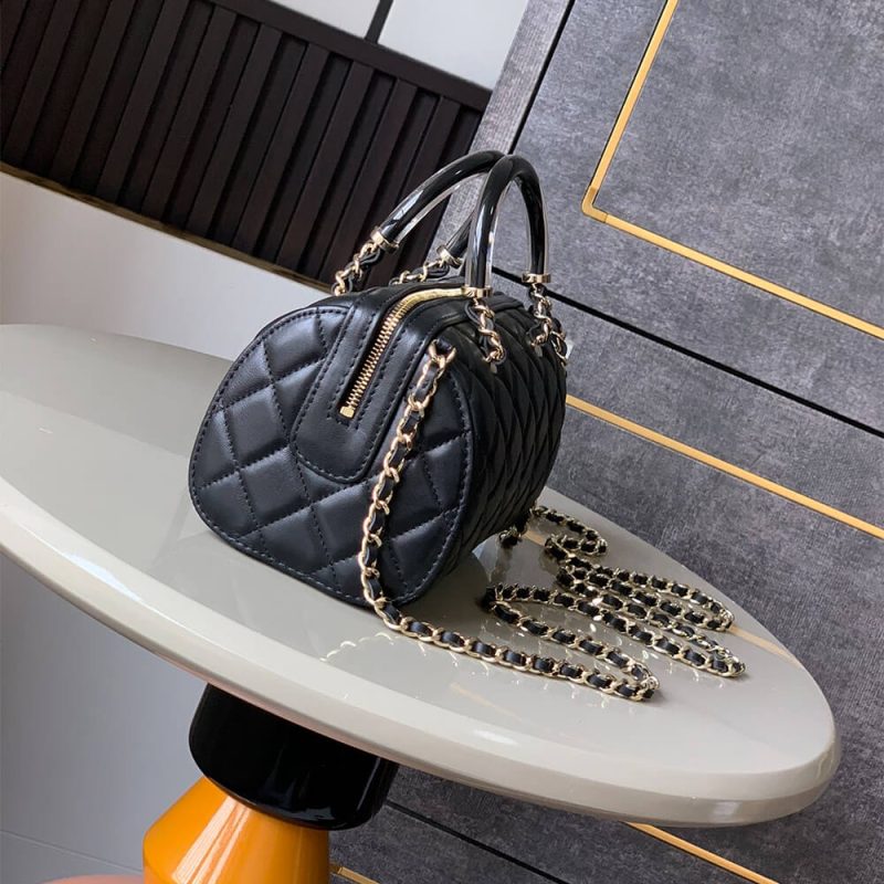 CHANEL Mini Boston Bowling Bag(HIGH-END GRADE) - Image 3