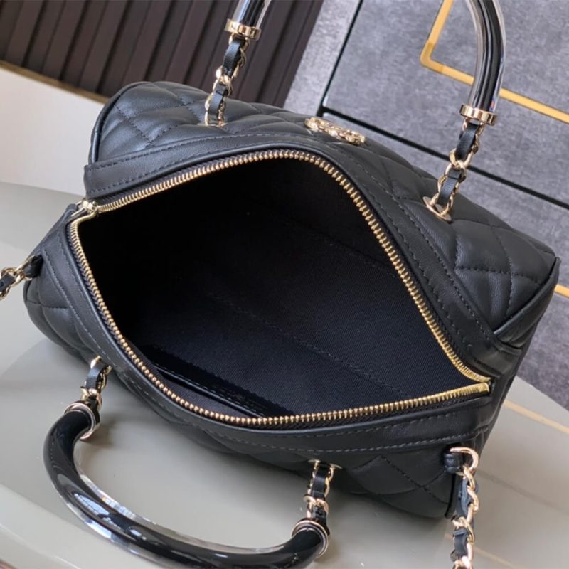 CHANEL Mini Boston Bowling Bag(HIGH-END GRADE) - Image 8