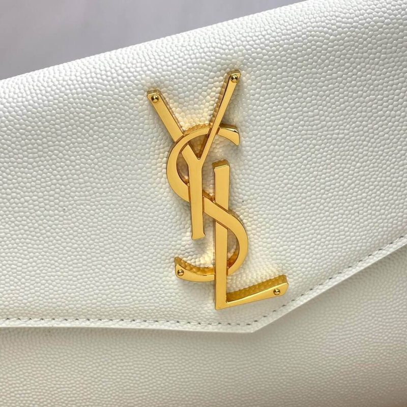 YSL UPTOWN POUCH IN GRAIN DE POUDRE EMBOSSED LEATHER - Image 7