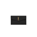 YSL UPTOWN POUCH IN GRAIN DE POUDRE EMBOSSED LEATHER