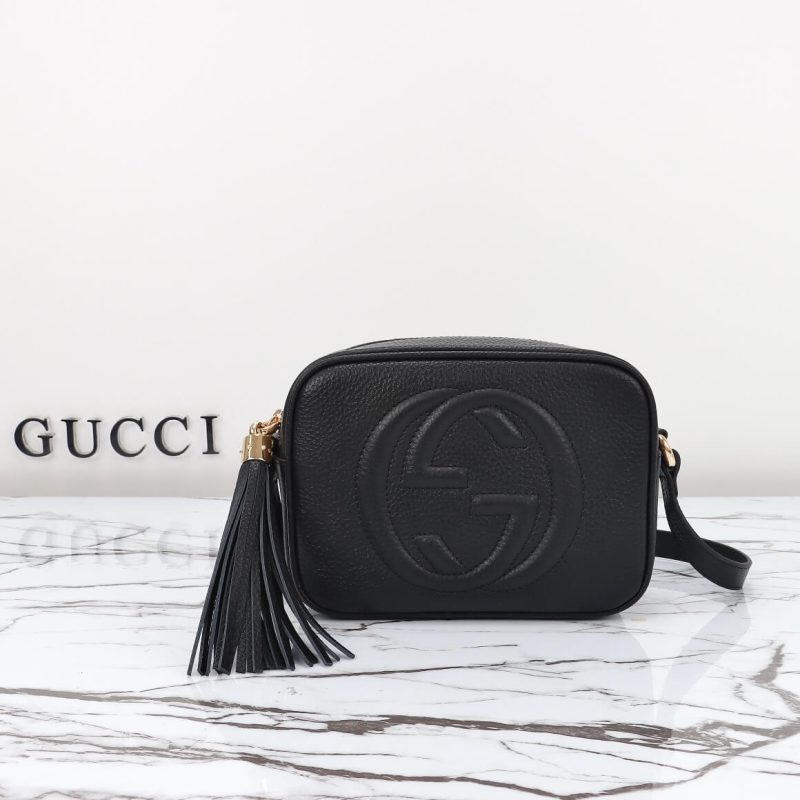 GG Pebbled Calfskin Small Soho Disco Bag - Image 2