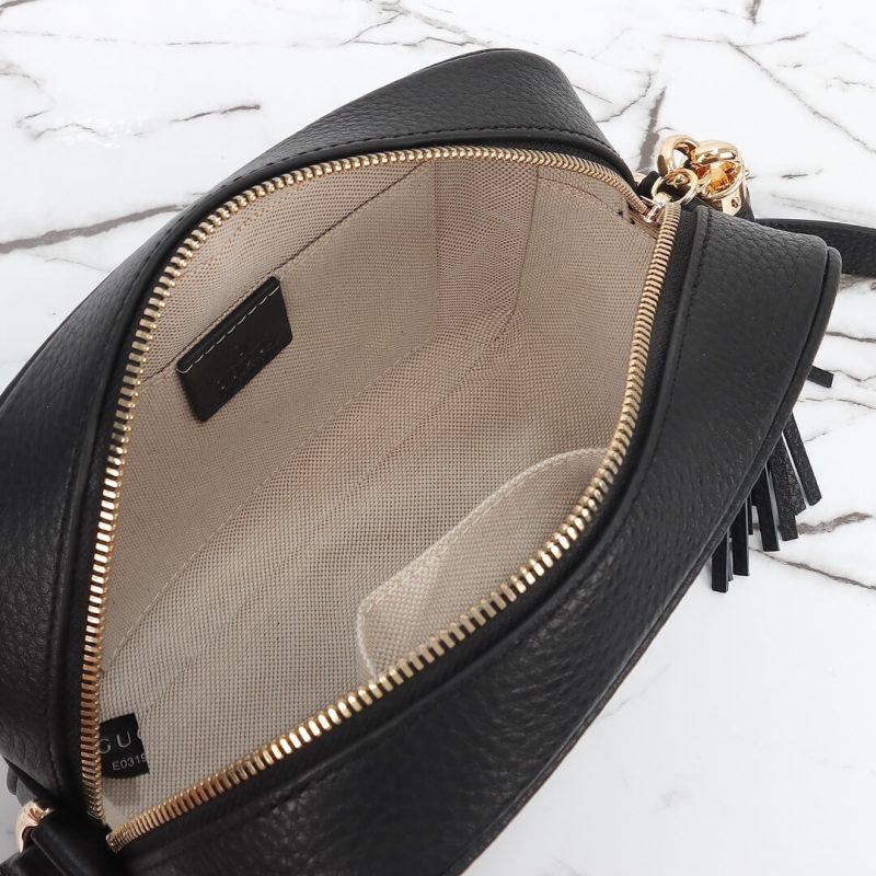 GG Pebbled Calfskin Small Soho Disco Bag - Image 8