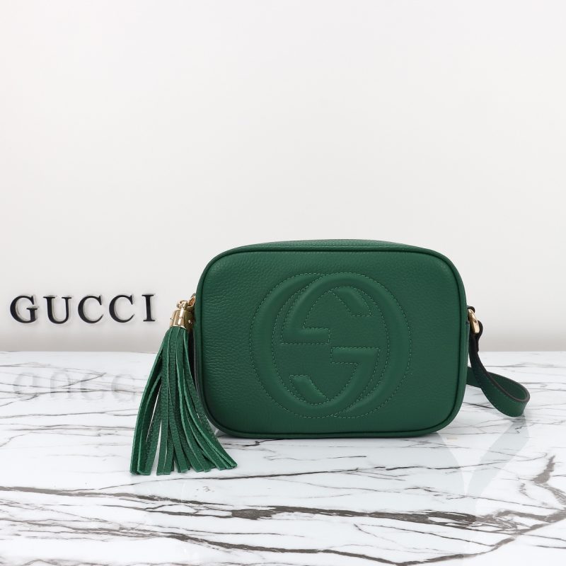 GG Pebbled Calfskin Small Soho Disco Bag - Image 2