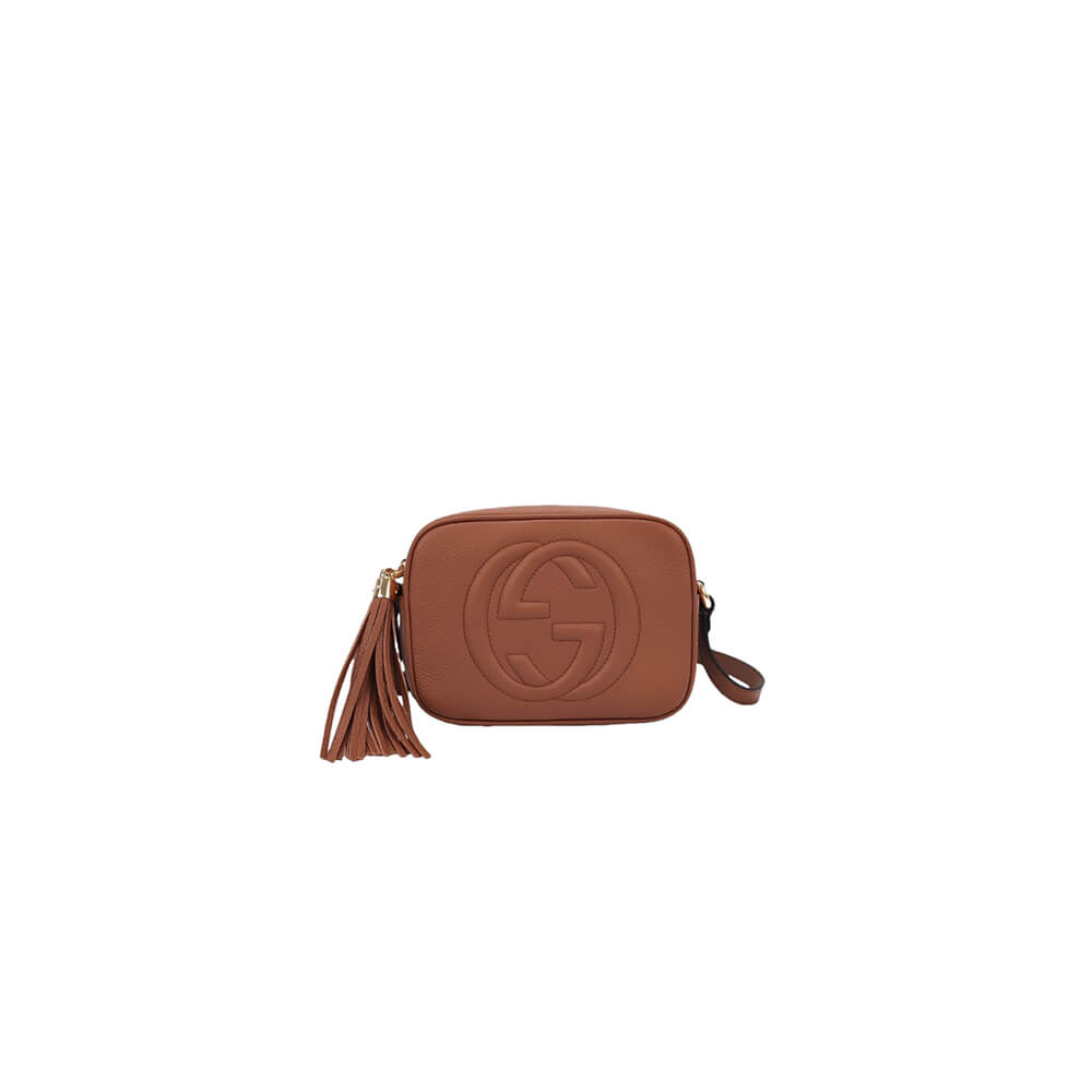GG Pebbled Calfskin Small Soho Disco Bag 1 GG Pebbled Calfskin Small Soho Disco Bag