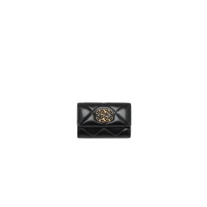 CHANEL 19 card holder with flap