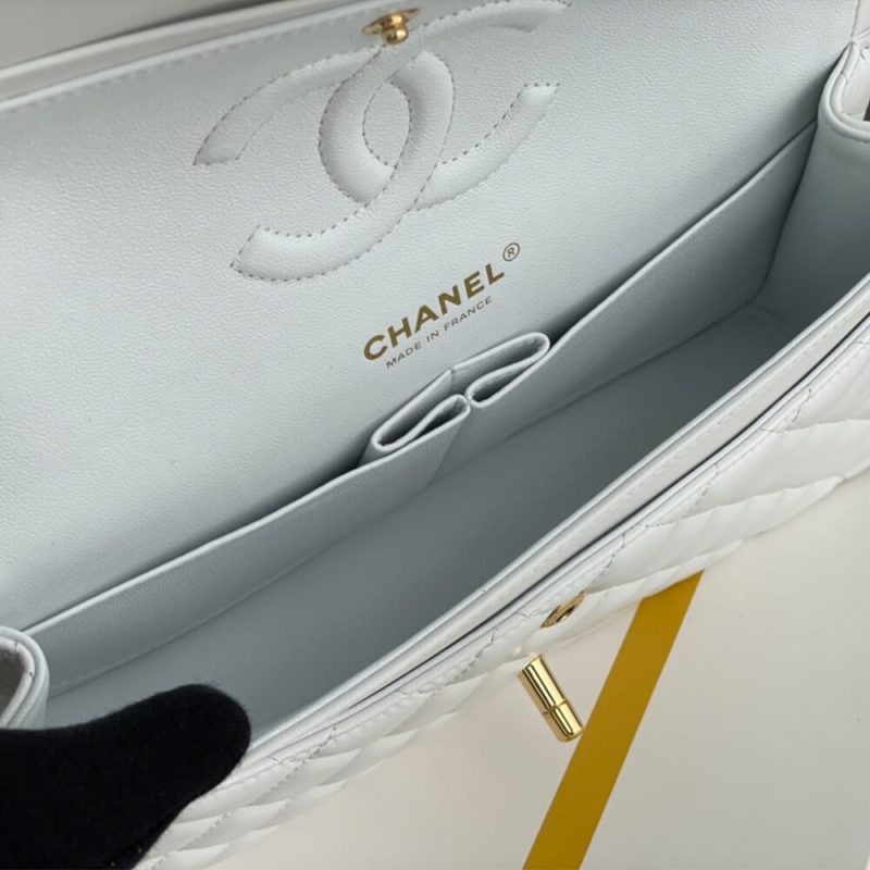 CHANEL Medium Classic Flap Handbag - Image 8