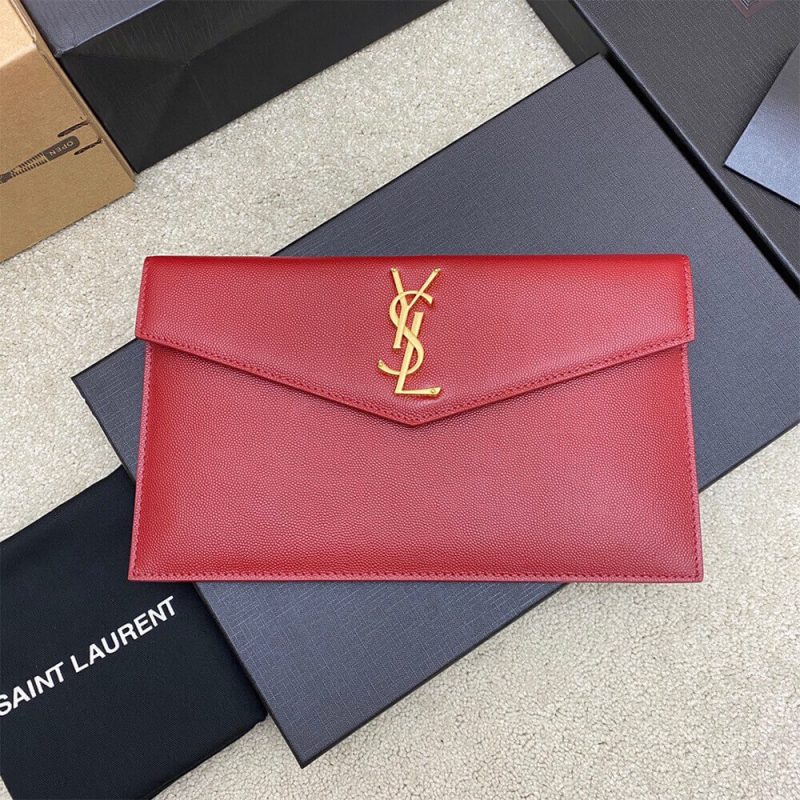 YSL UPTOWN POUCH IN GRAIN DE POUDRE EMBOSSED LEATHER - Image 2