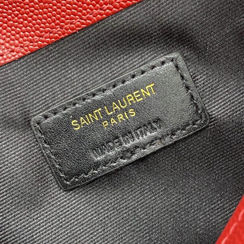YSL UPTOWN POUCH IN GRAIN DE POUDRE EMBOSSED LEATHER - Image 8