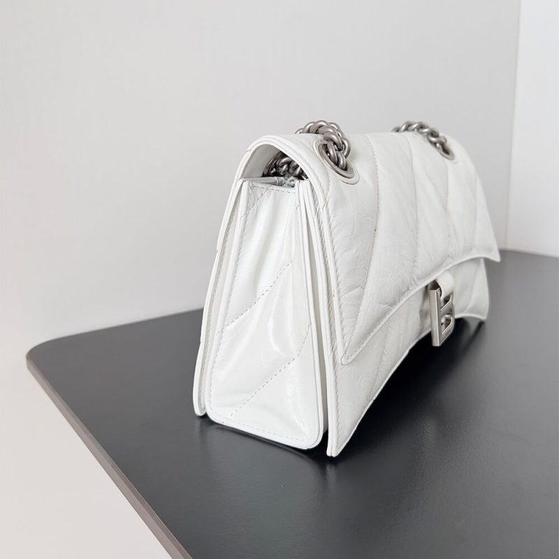 Balenciaga Crush Small Quilted Chain Bag - Image 3