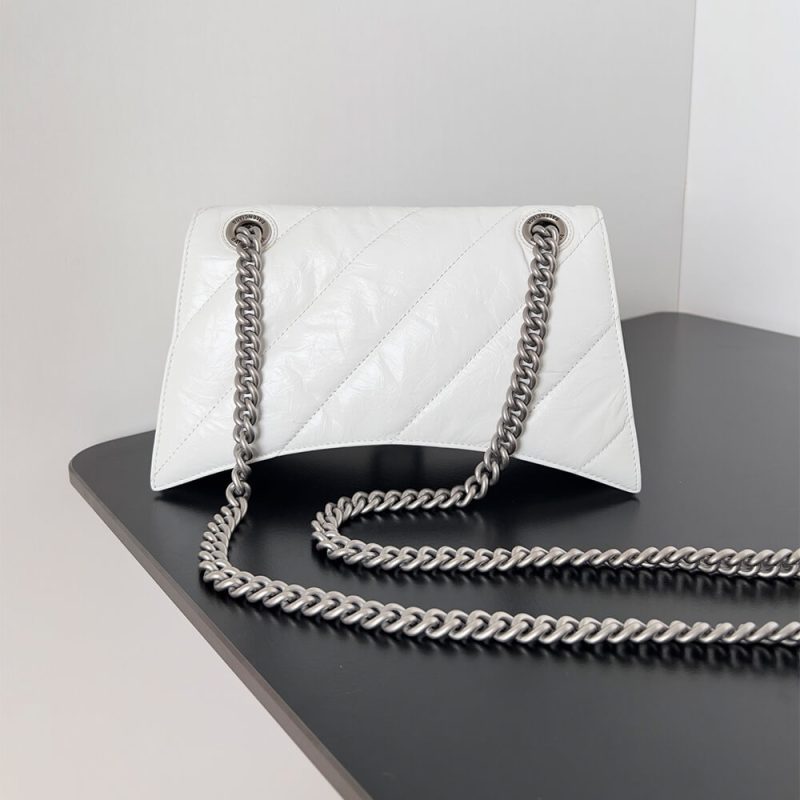 Balenciaga Crush Small Quilted Chain Bag - Image 4