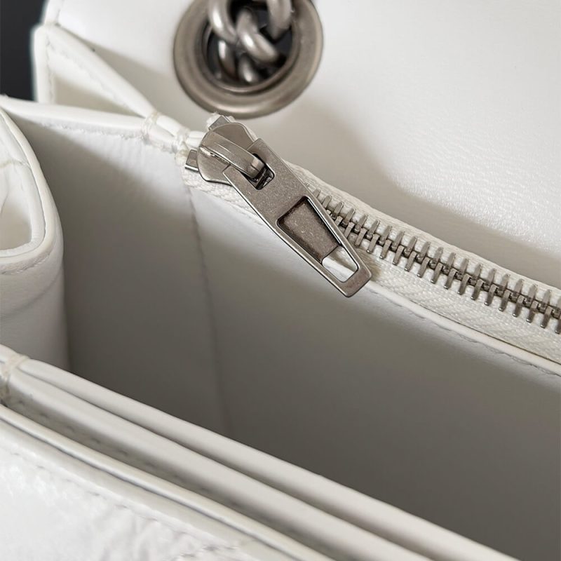 Balenciaga Crush Small Quilted Chain Bag - Image 8