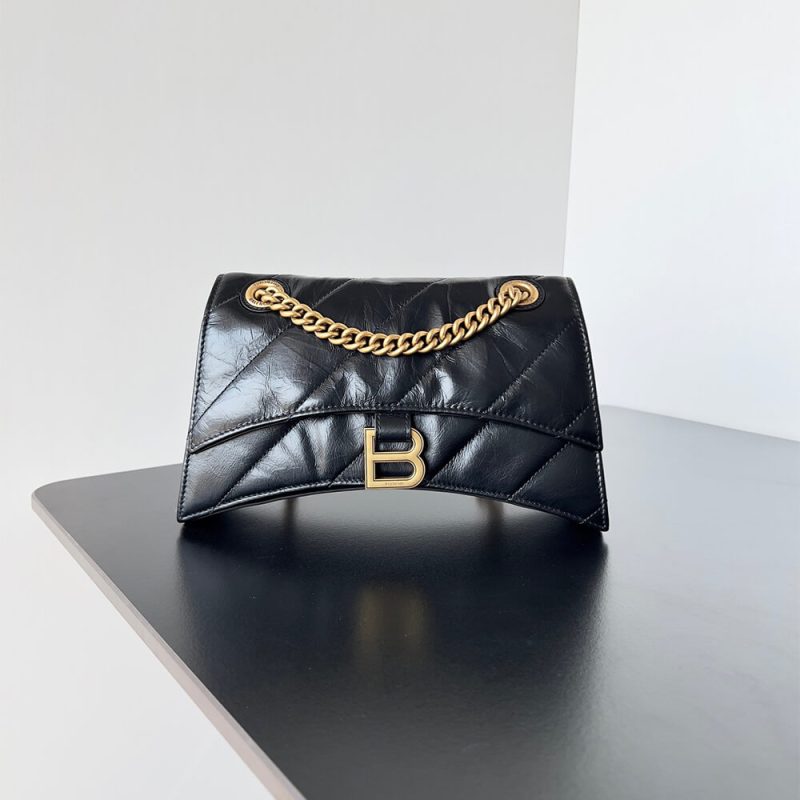 Balenciaga Crush Small Quilted Chain Bag - Image 2