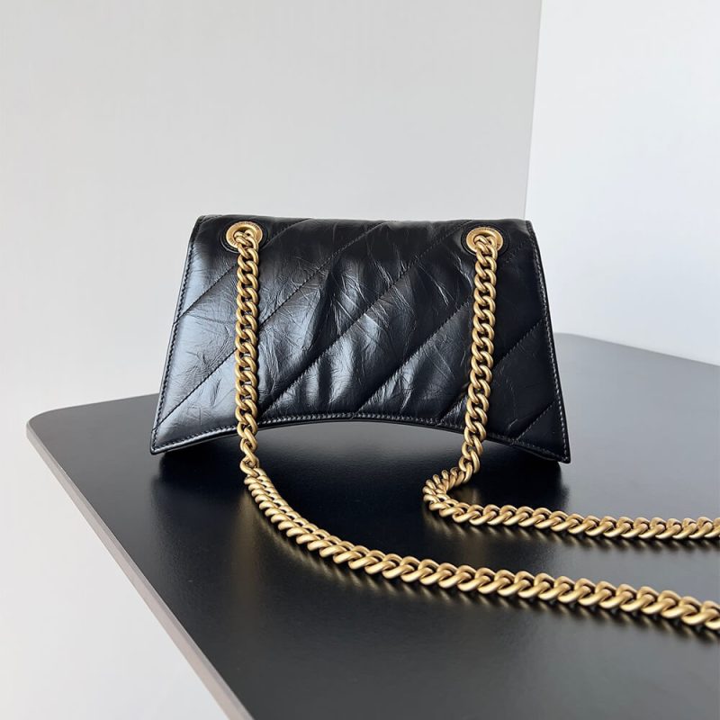 Balenciaga Crush Small Quilted Chain Bag - Image 4