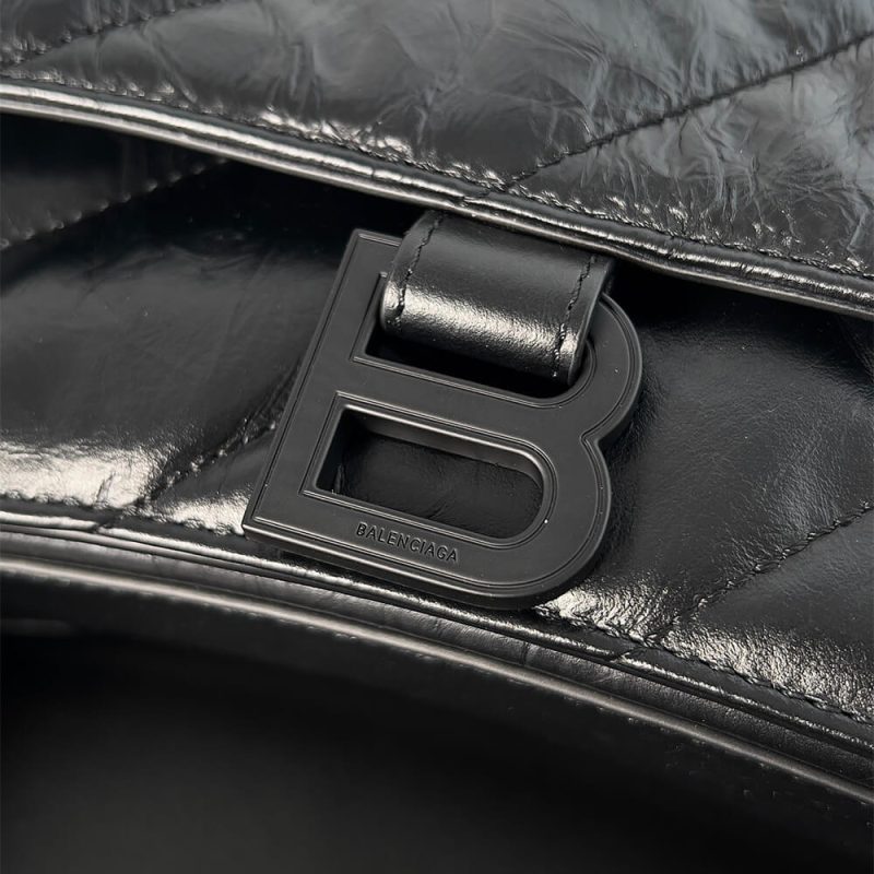 Balenciaga Crush Small Quilted Chain Bag - Image 6