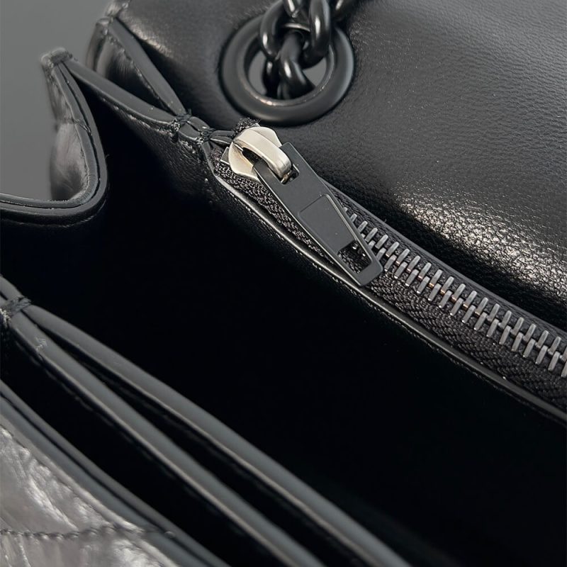 Balenciaga Crush Small Quilted Chain Bag - Image 8