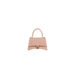 Balenciaga Hourglass small crocodile-embossed tote