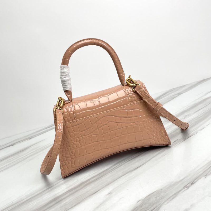 Balenciaga Hourglass small crocodile-embossed tote - Image 4