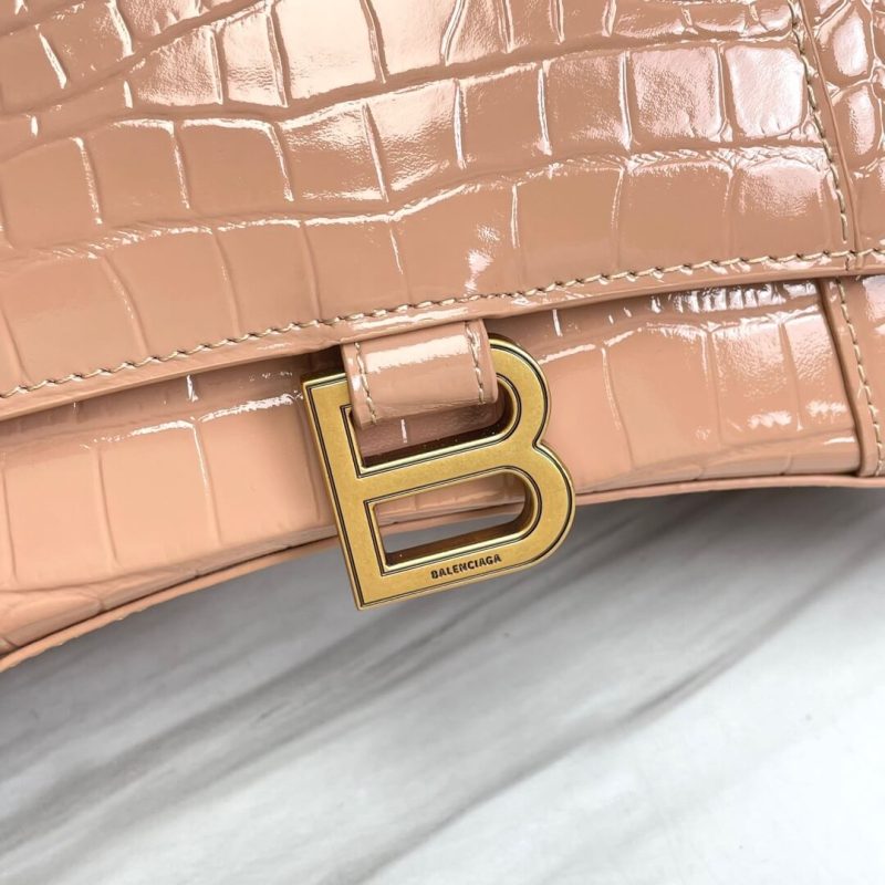 Balenciaga Hourglass small crocodile-embossed tote - Image 6