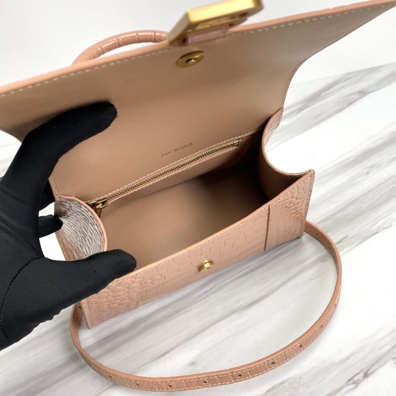 Balenciaga Hourglass small crocodile-embossed tote - Image 8