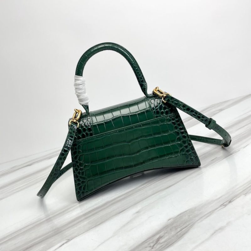 Balenciaga Hourglass small crocodile-embossed tote - Image 4