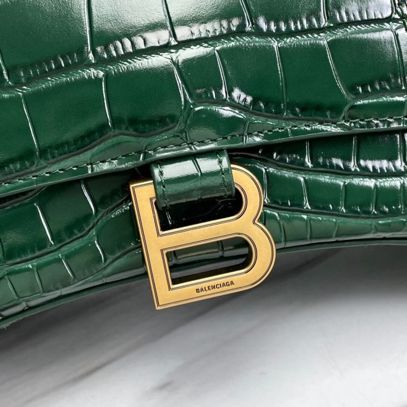 Balenciaga Hourglass small crocodile-embossed tote - Image 6
