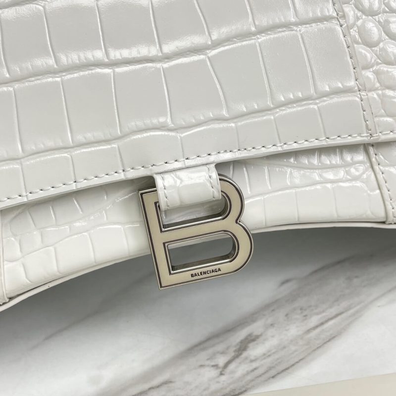 Balenciaga Hourglass small crocodile-embossed tote - Image 6
