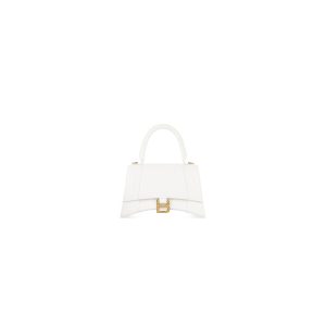 Balenciaga Hourglass small crocodile-embossed tote