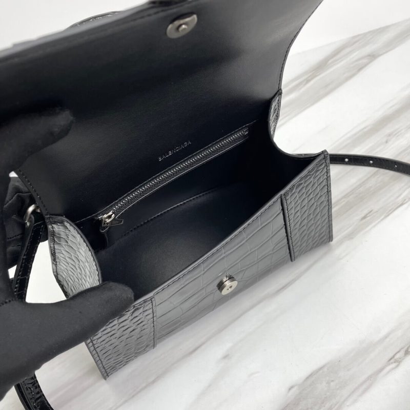 Balenciaga Hourglass small crocodile-embossed tote - Image 8
