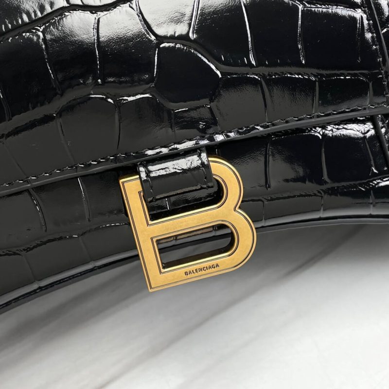 Balenciaga Hourglass small crocodile-embossed tote - Image 6