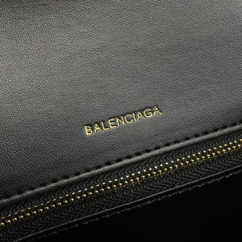 Balenciaga Hourglass small crocodile-embossed tote - Image 7