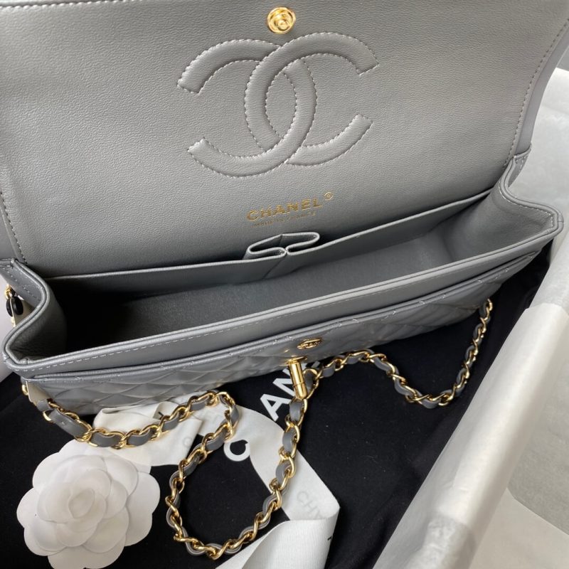 CHANEL Medium Classic Flap Handbag - Image 8