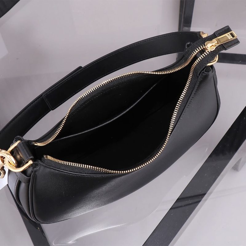 CAMILLE Medium Ava Shoulder Bag in Smooth Calfskin - Image 8