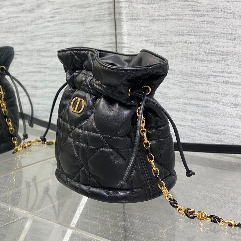 Dior Miss Caro Drawstring Mini Bucket Bag - Image 3