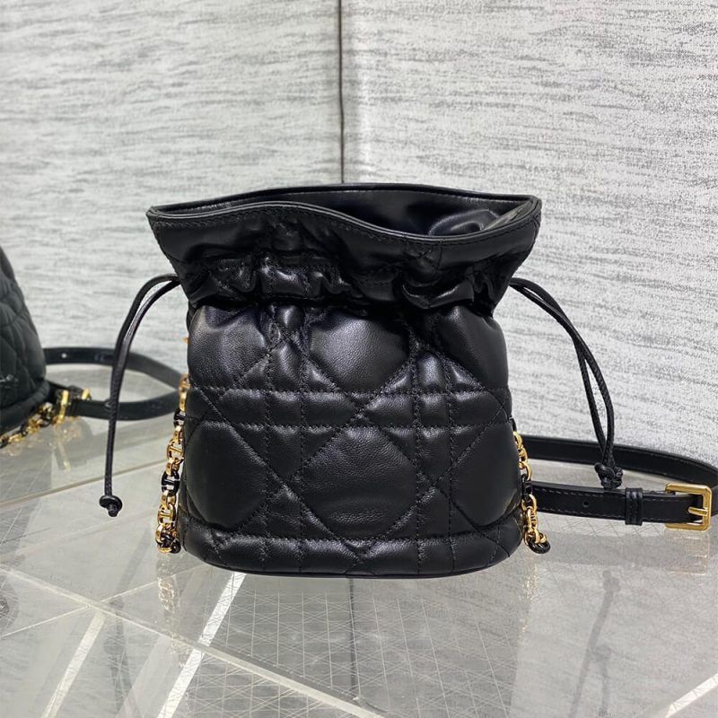 Dior Miss Caro Drawstring Mini Bucket Bag - Image 4