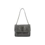 SAINT LAURENT NIKI MEDIUM IN CRINKLED VINTAGE LEATHER